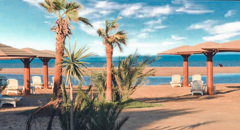 The scenery in Safaga, Egypt