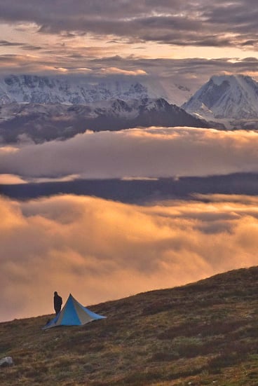 Sunsets in Denali NP last from midnight to 4am!