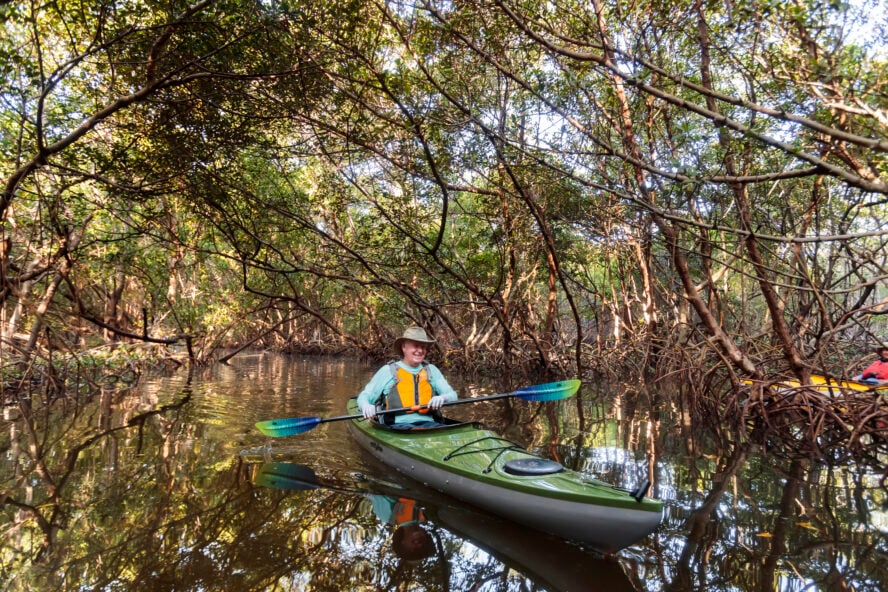  For beginner kayaks, flatwater rivers and lakes are a great way to start