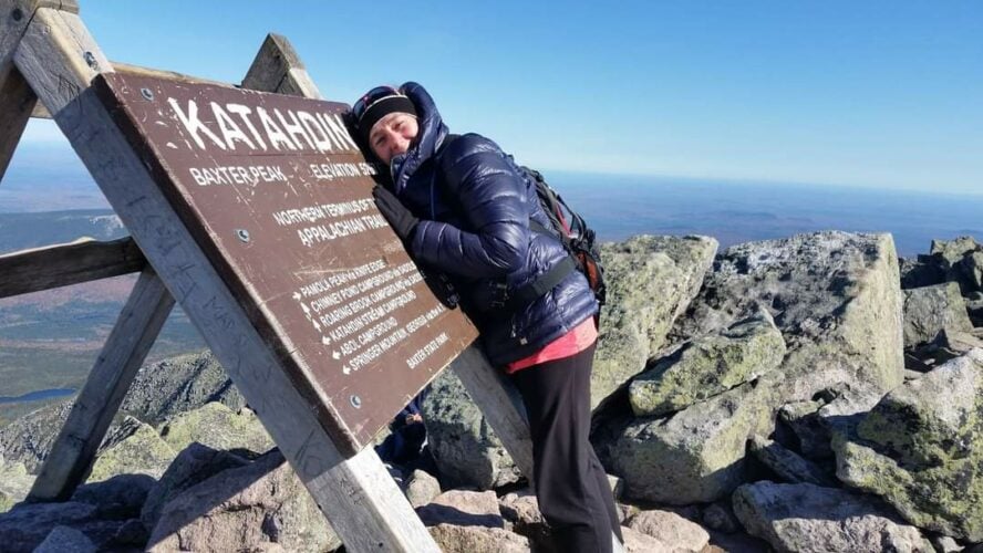 The remote and wild Maine marks the end of the trail, with Mt. Katahdin as the exclamation point.