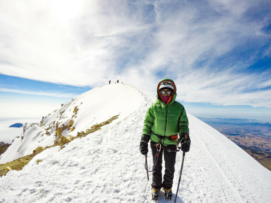 Rebecca Ross experiences altitude sickness near the summit of Pico de Orizaba above 18,000 ft 