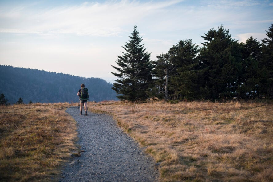 In 1948, Earl Shaffer was the first person to thru-hike the Appalachian Trail. 