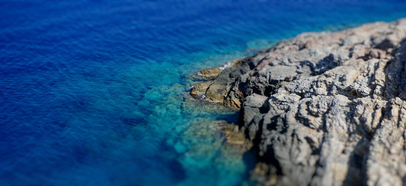 Background showing blue Croatian sea