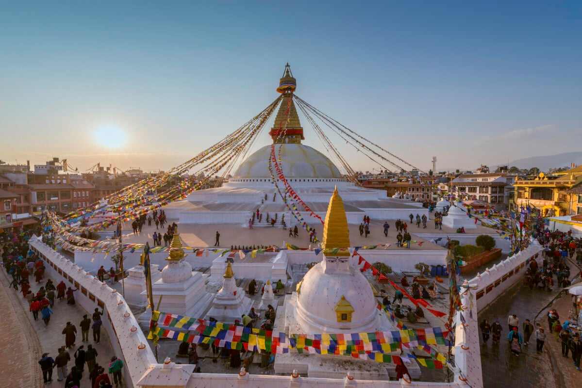 Boudhanath in Kathmandu.