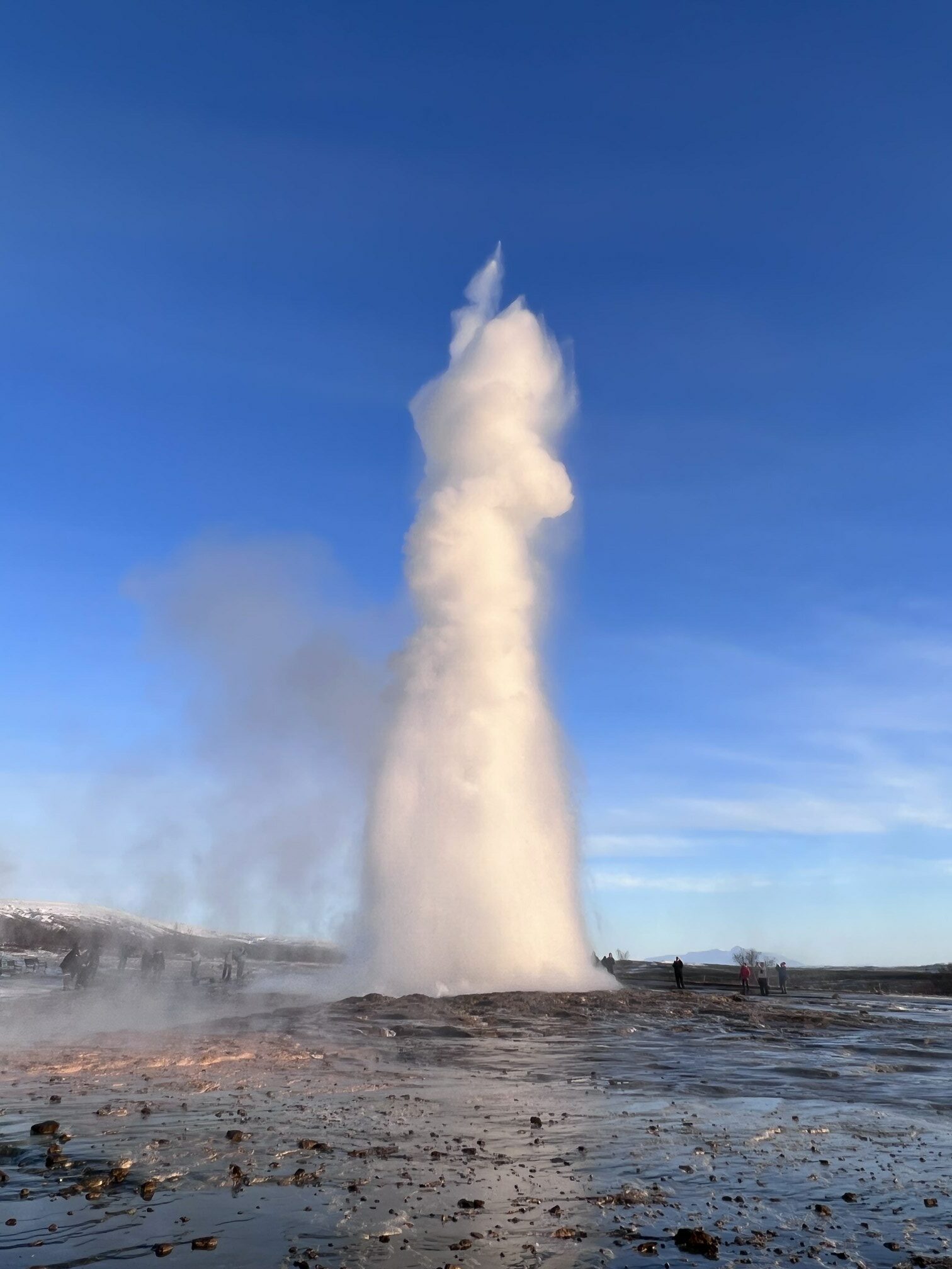 The geyser in Iceland