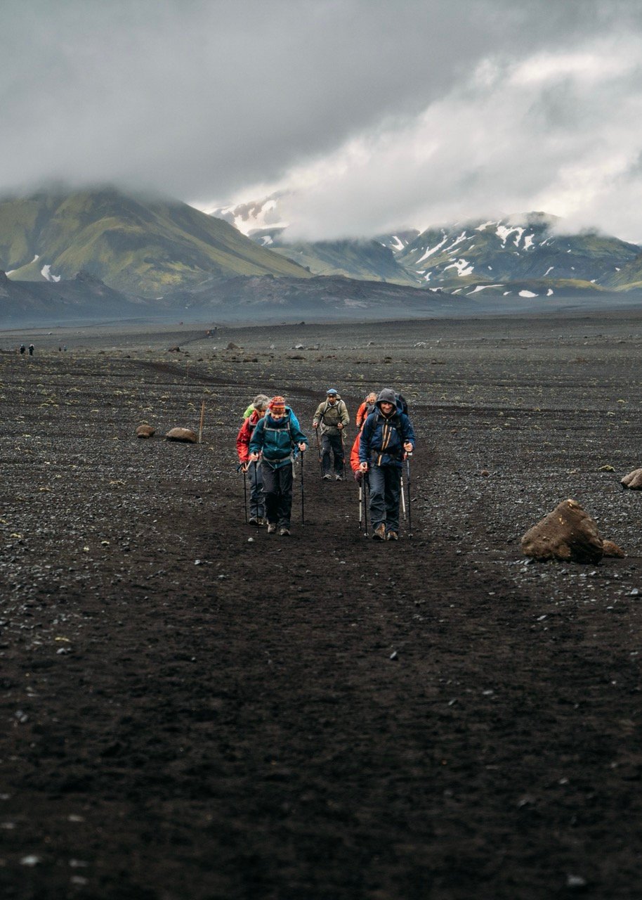 Hikers hidden trails black soil