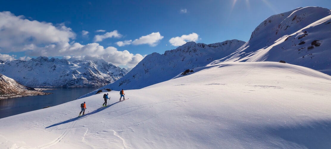Back country Ski touring in Norway, Lofoten
