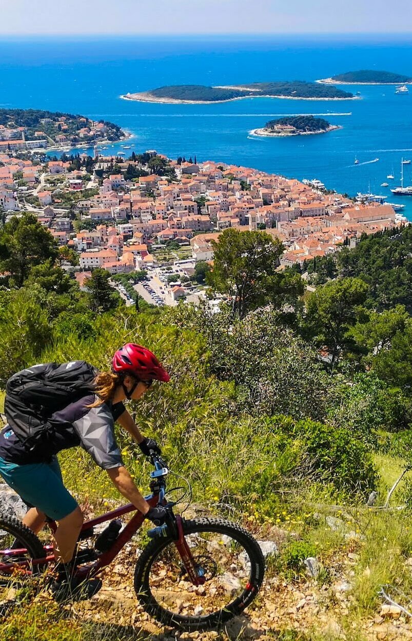 Guided Mountain Biking Tour along the Croatian Coast