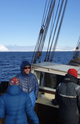 The boat taking you on this adventure around Svalbard has a four-member crew, a chef, a couple of guides, and you - the guests!