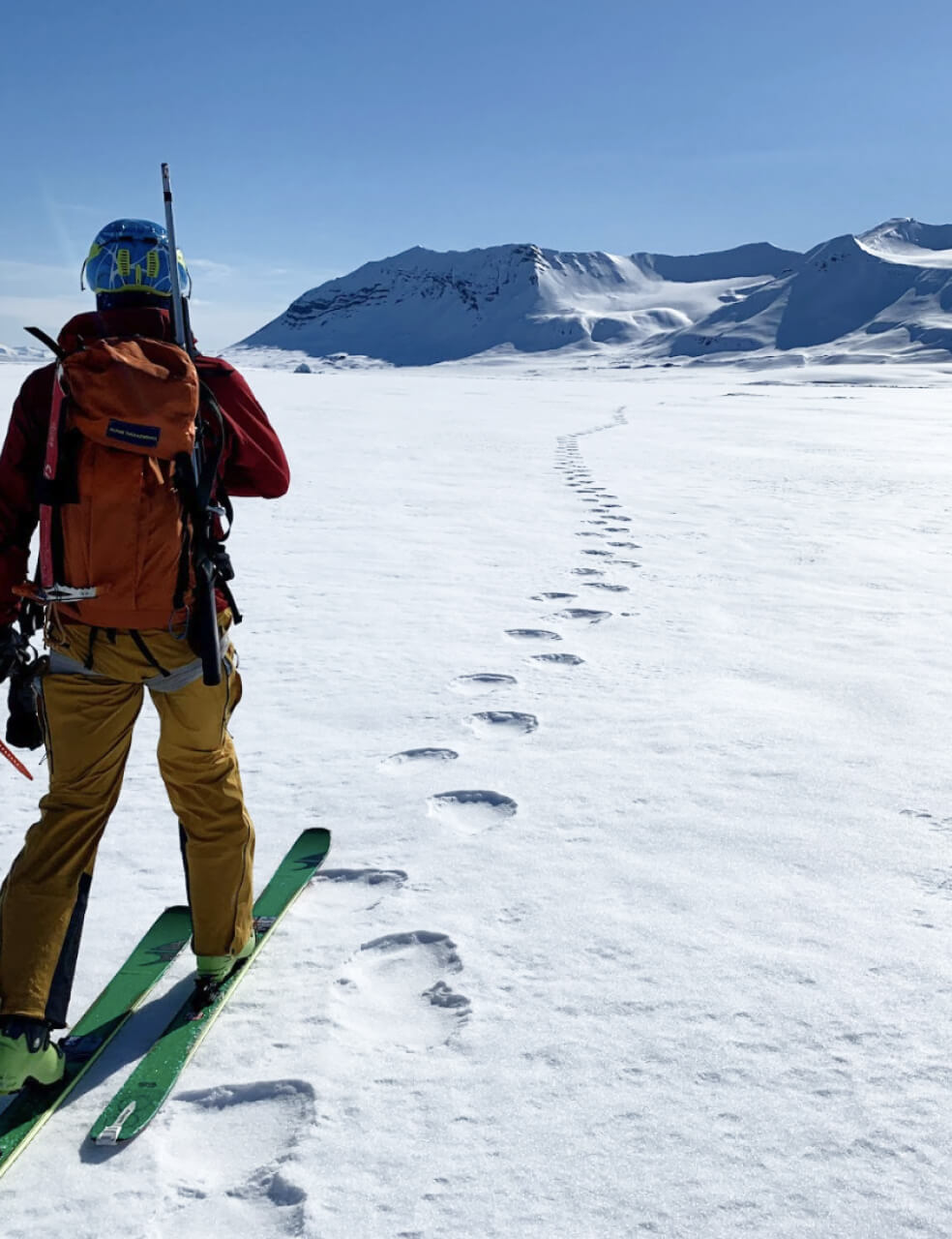 A majestic snow field is just one of the environments you will encounter in Svalbard.