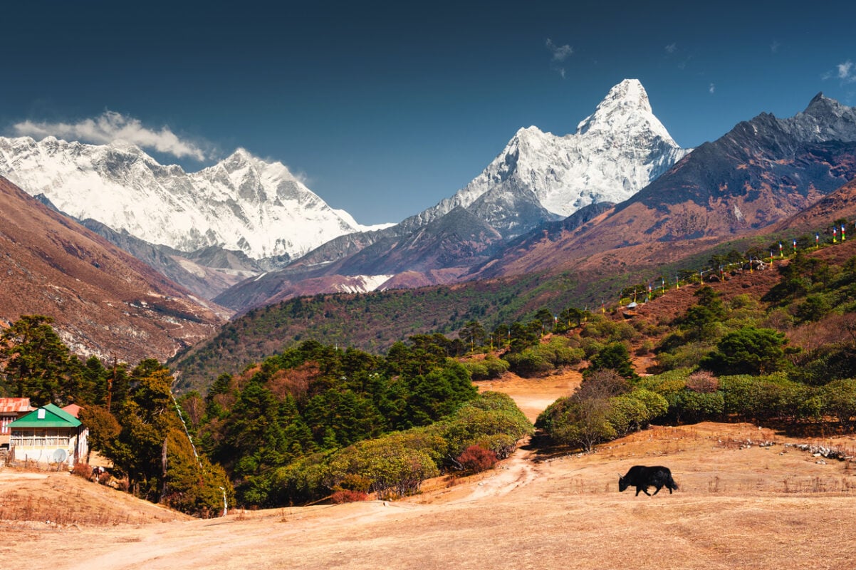 Village of Tengboche in Nepal.