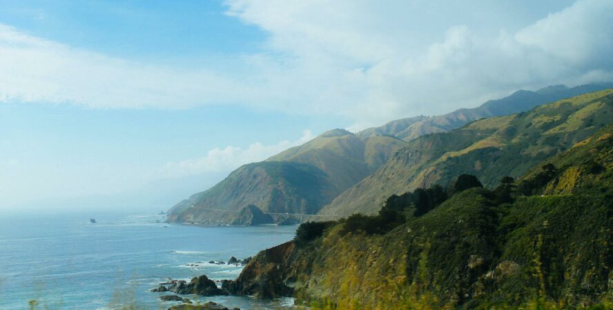 The Big Sur Coast highway is a section of the famous California State Route 1.