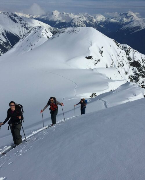 Backcountry Skiing in Duffey Lake