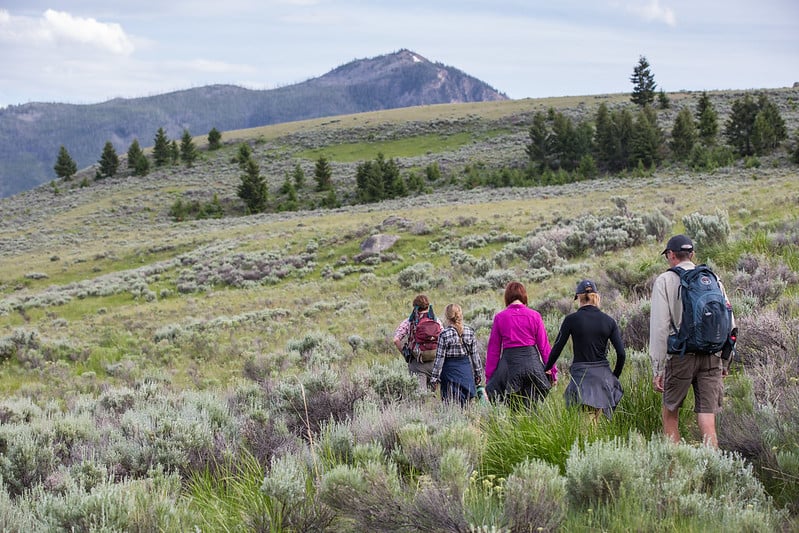 Best easy day outlet hikes yellowstone national park