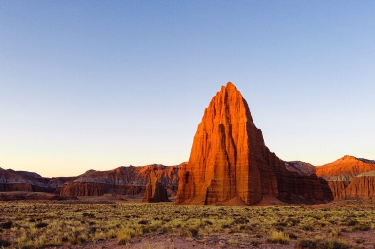 The Temple of the Sun in Capitol Reef National Park