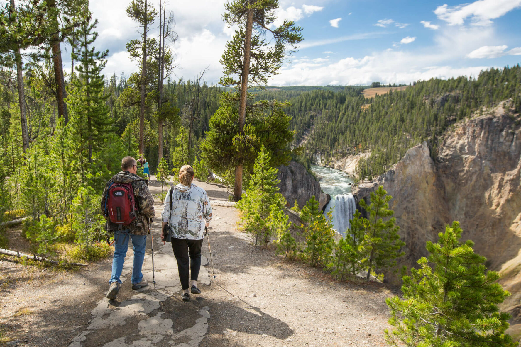 Hiking and camping in Yellowstone and Grand Teton, Wyoming