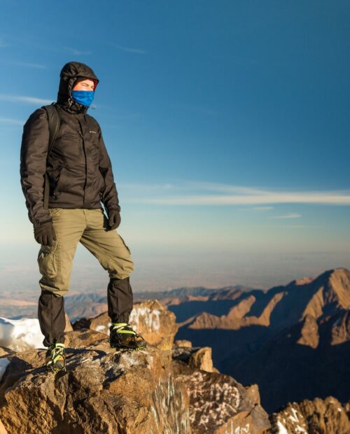 Winter Hiking on Mount Toubkal