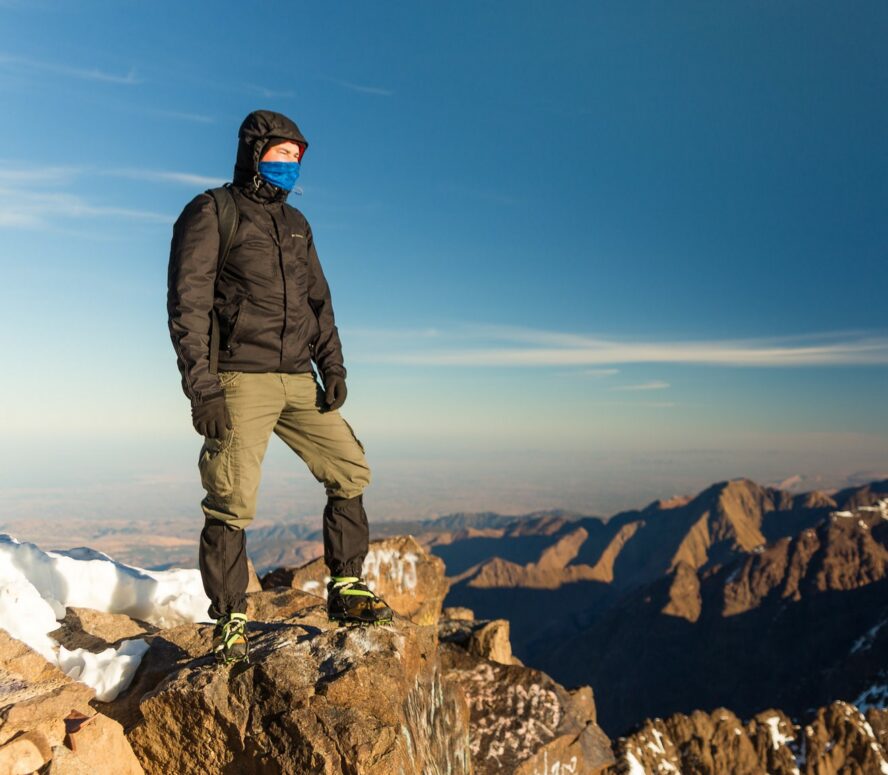 Winter Hiking on Mount Toubkal