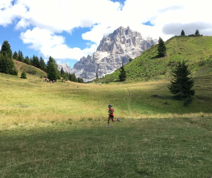 Hut-to-hut trail running in the Dolomites