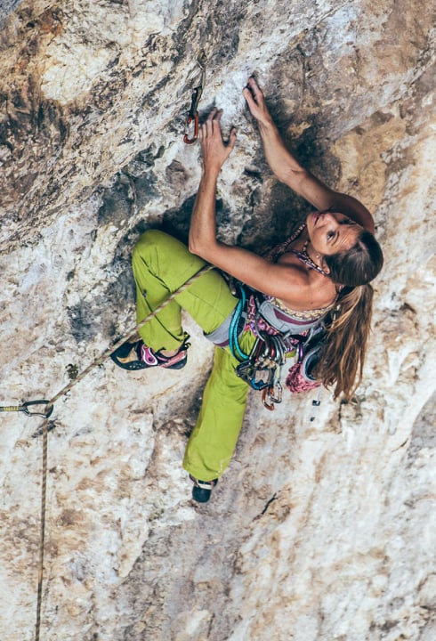 Rock climb on the marvellous cliffs along the coast