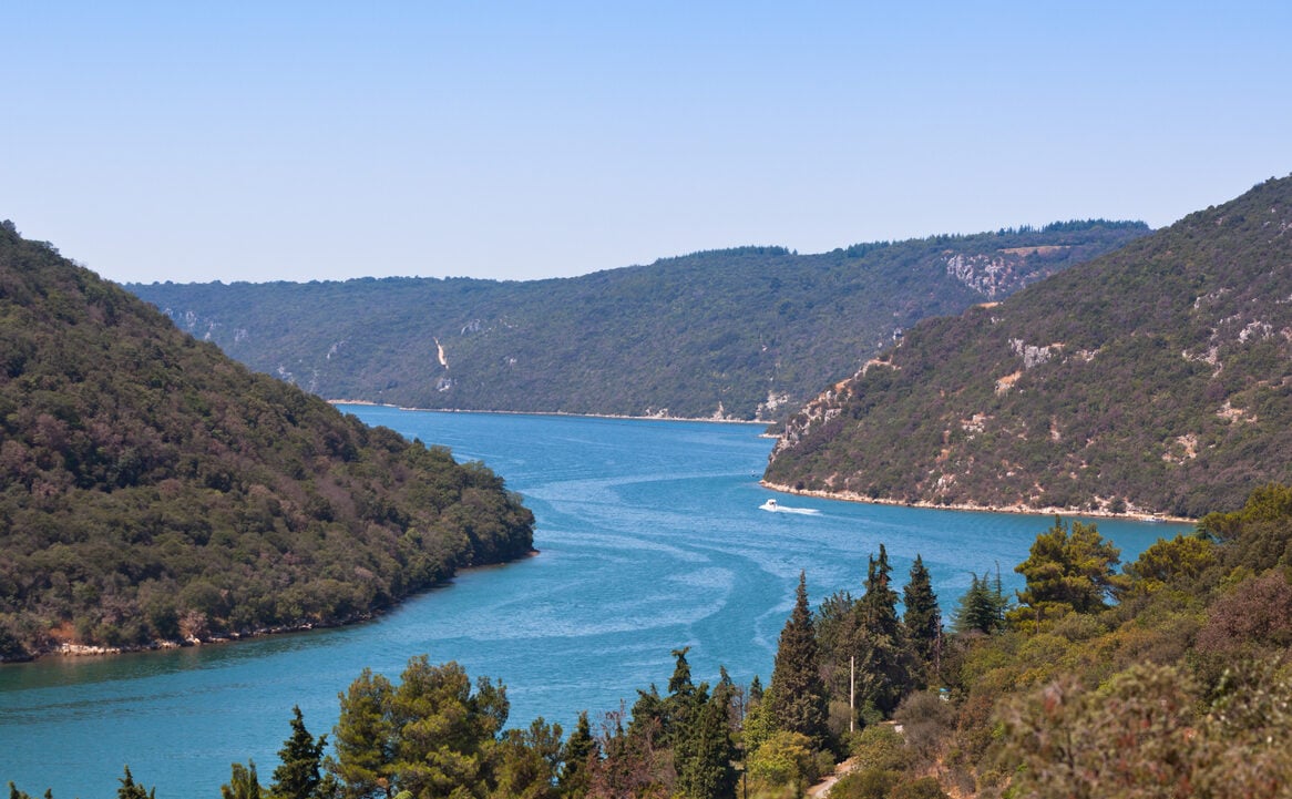 The Lim bay in Croatia