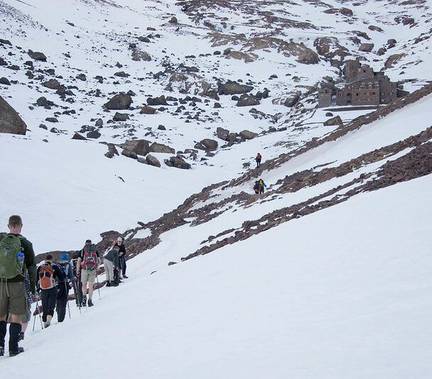 Winter Hiking on Mount Toubkal