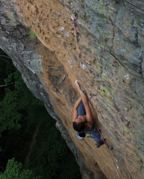 Rock climbing clinics in Red River Gorge