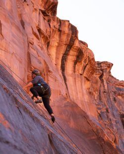 Rock Climbing Progression in Moab