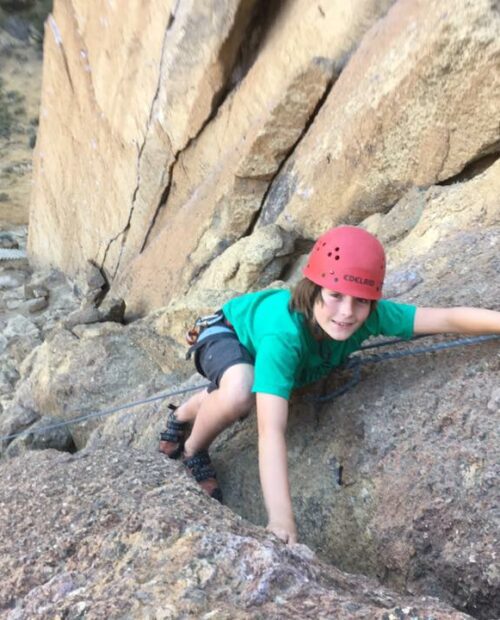 Youth climbing camp in Smith Rock State Park