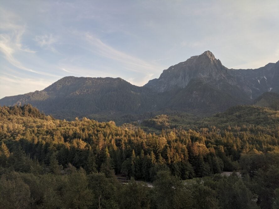 Mt. Index is situated just south of the Skykomish River on the Western edge of the Cascades.