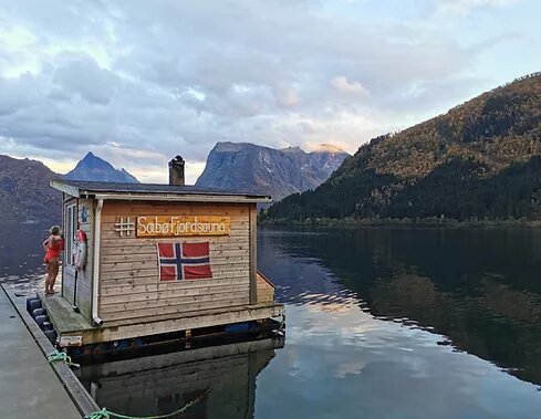 A fjord sauna in Norway