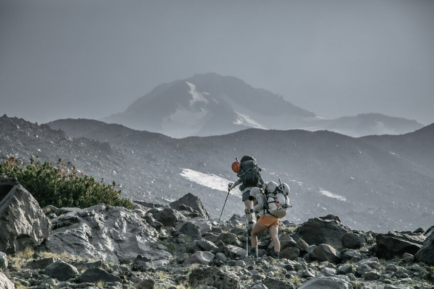 Intro to glacier travel on Mount Shasta for women, California