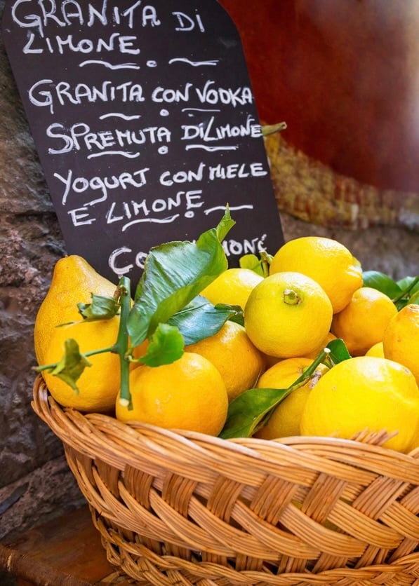 cinque terre lemons
