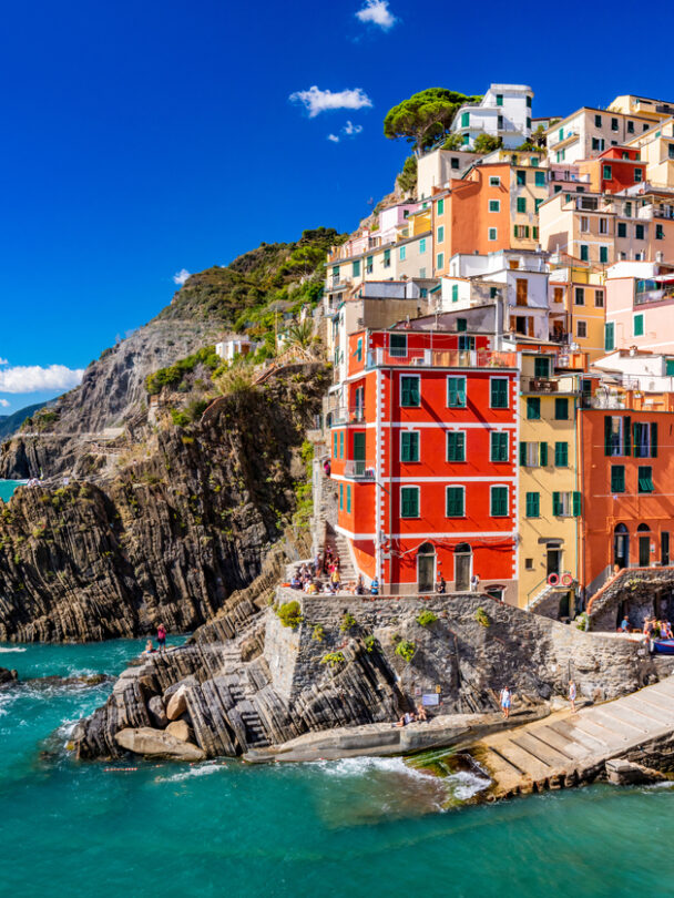 Cinque Terre Self Guided Hiking Tour Italy 57hours Riomaggiore Cinque Terre 608x810 