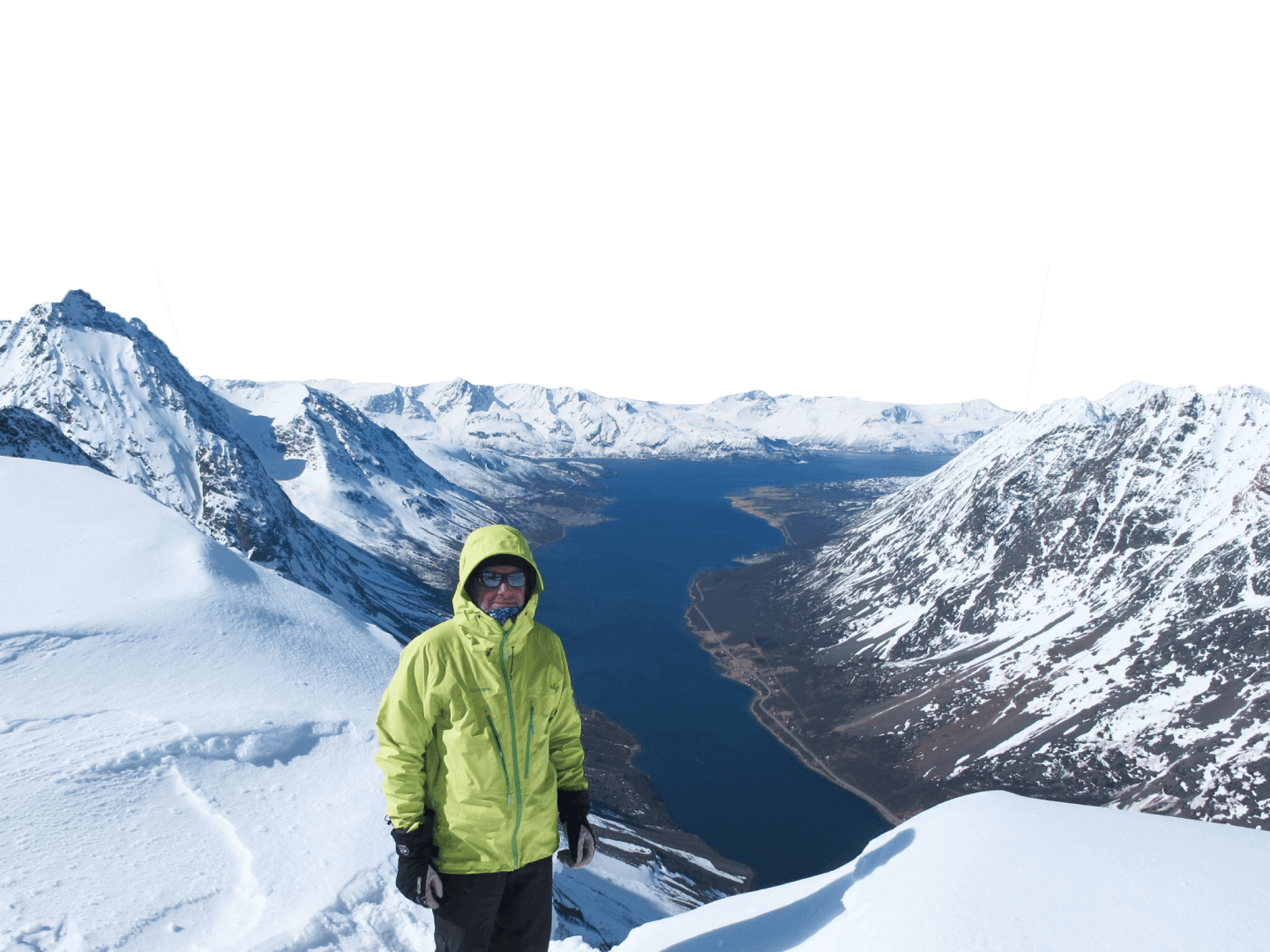 A breathtaking Arctic panorama of Svalbard.