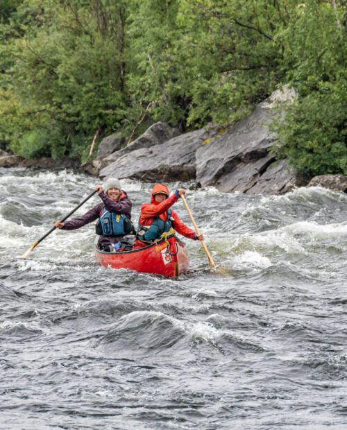 Wild canoe adventure on the Seal River, Canada