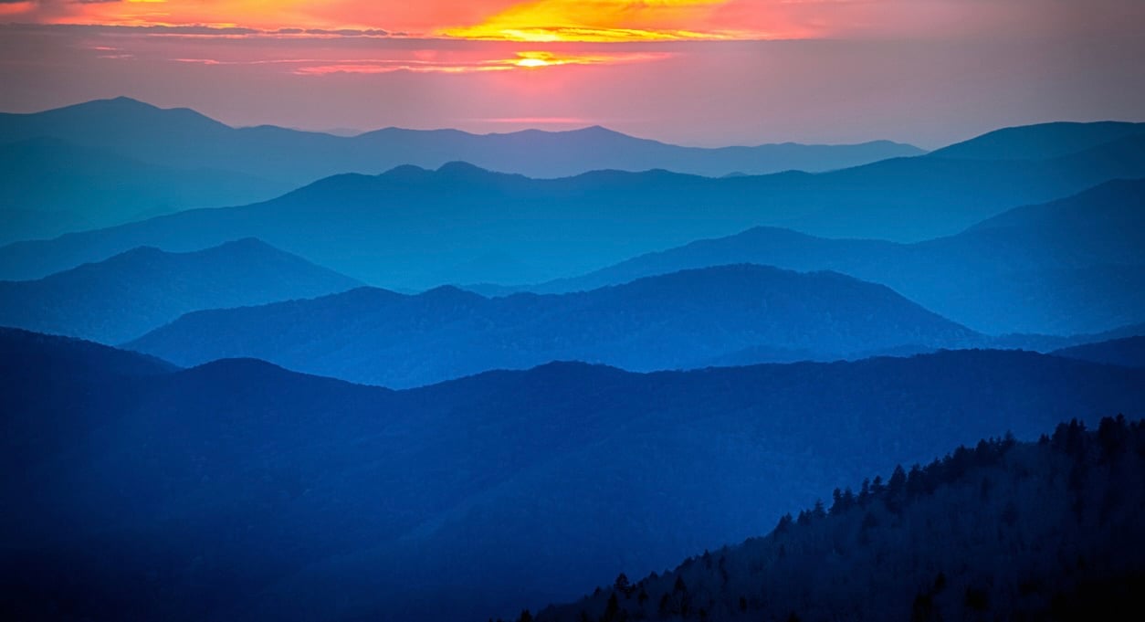 Beautiful hills Appalachian