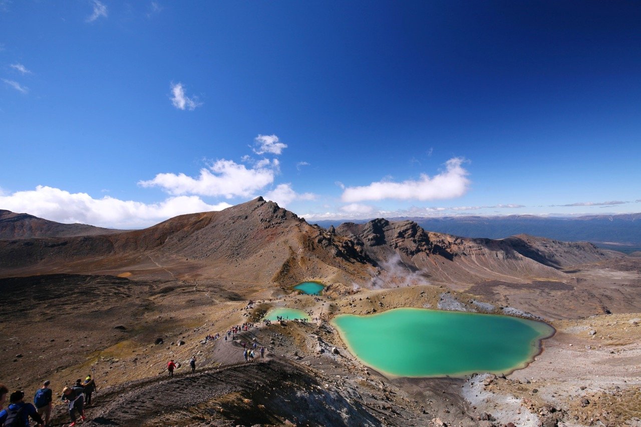 Emerald lakes Tongariro