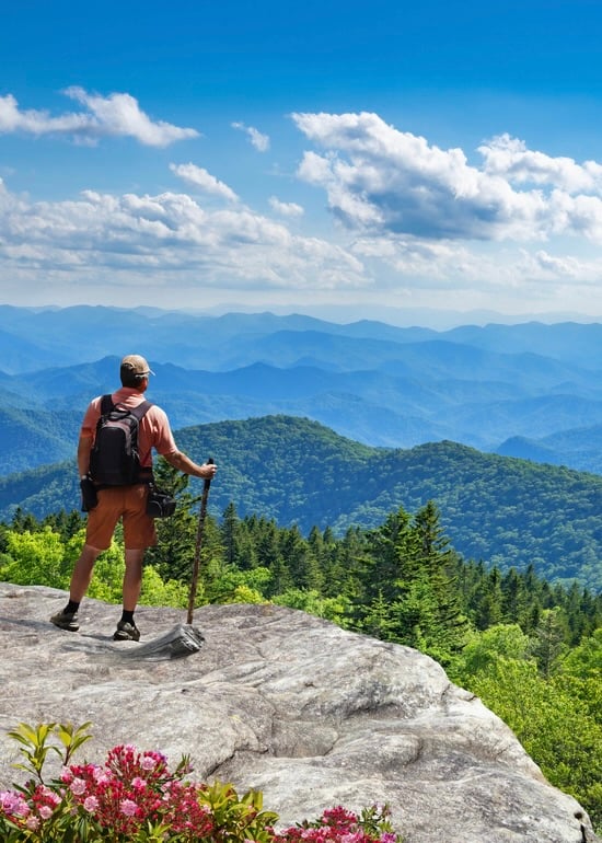 Hiking Appalachian hiker