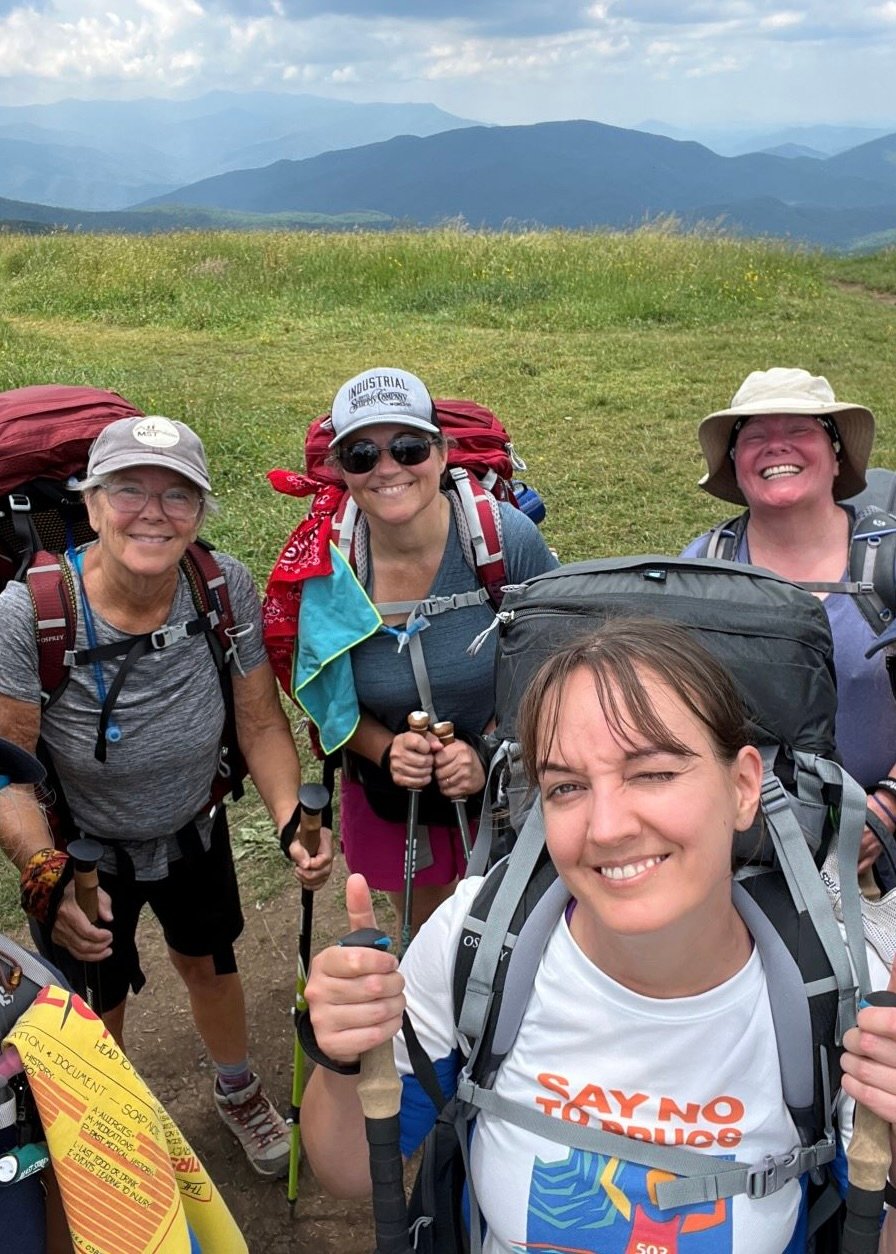 Hiking part Appalachian hikers