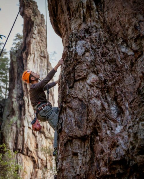 Guided Rock Climbing Adventures in North Carolina 57hours