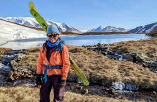 Norie Kizaki guiding all women’s trip in Iceland in March of 2022 along with her mentor Angela Hawse