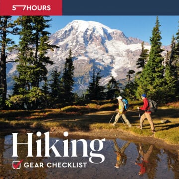 Hiking gear checklist