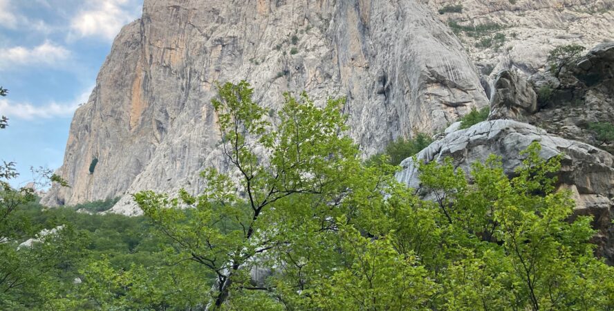 The mighty Anića kuk in Paklenica.