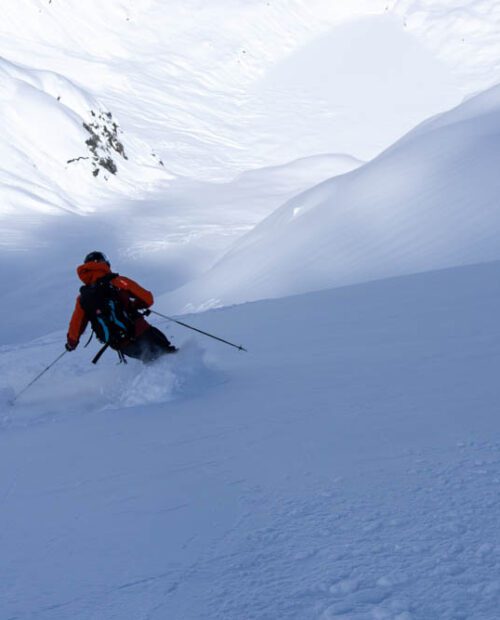 Backcountry Skiing at the Kees and Claire Hut