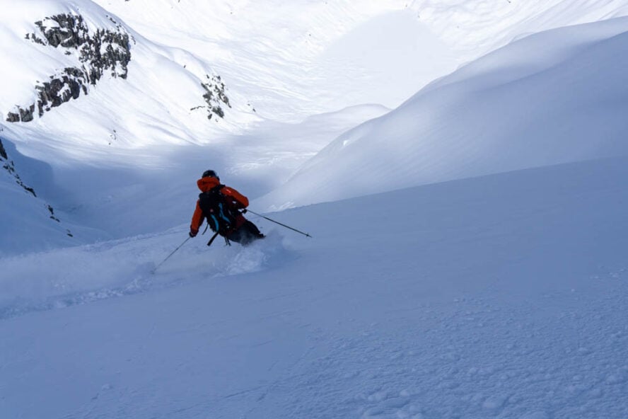 Backcountry Skiing at the Kees and Claire Hut