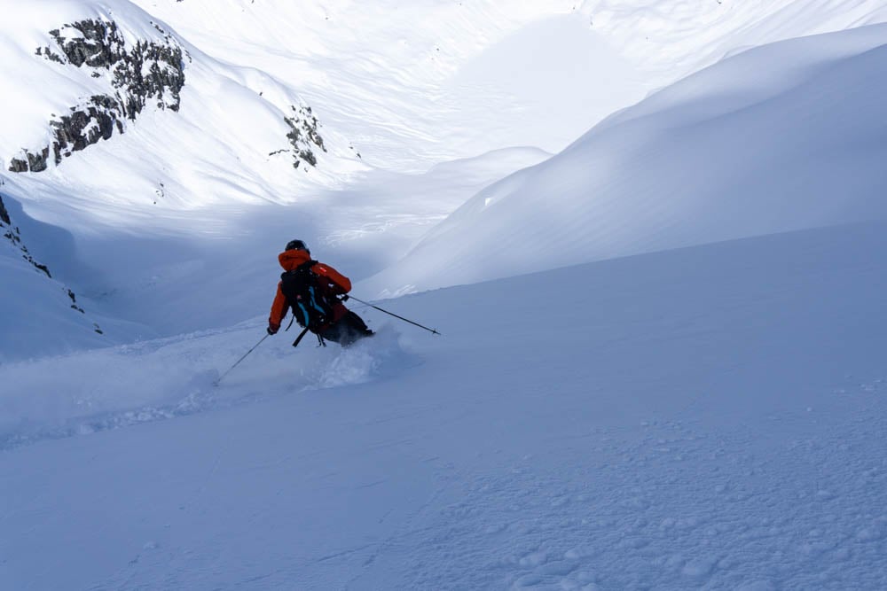 Backcountry Skiing at the Kees and Claire Hut