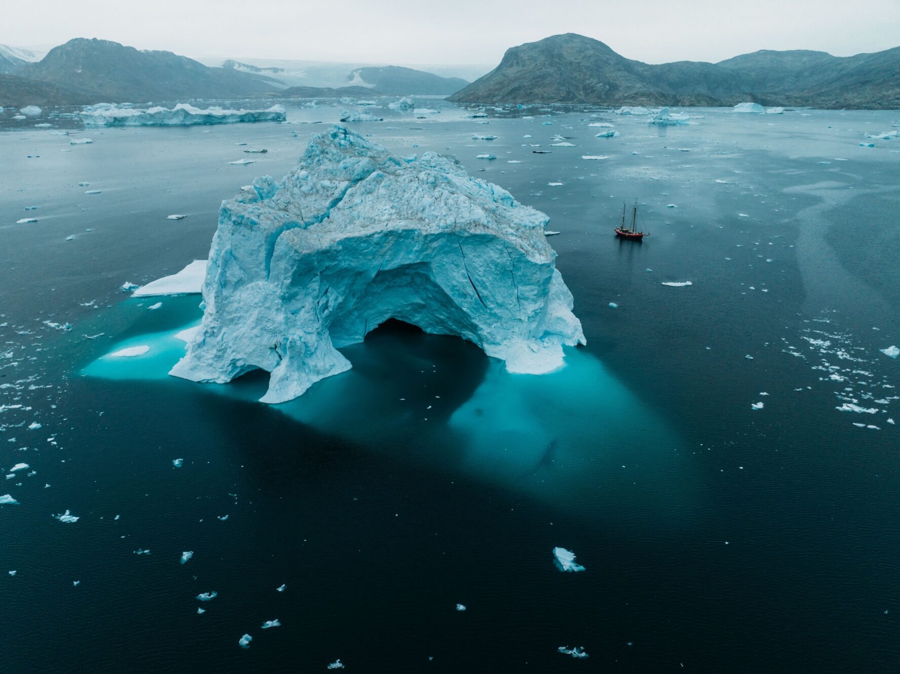 Byr ice chunks in Greenland