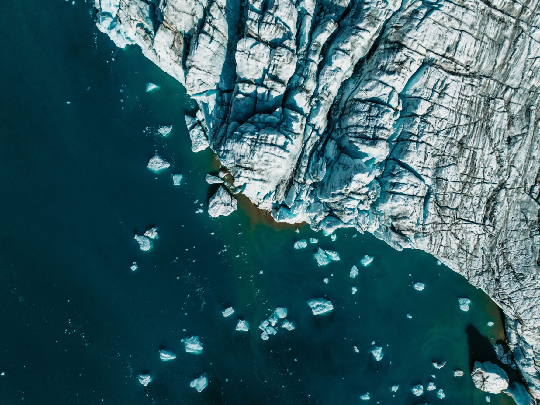 Chunks of ice in Greenland