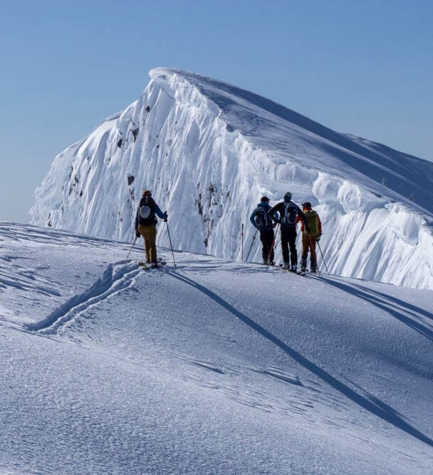 Backcountry Skiing at the Kees and Claire Hut
